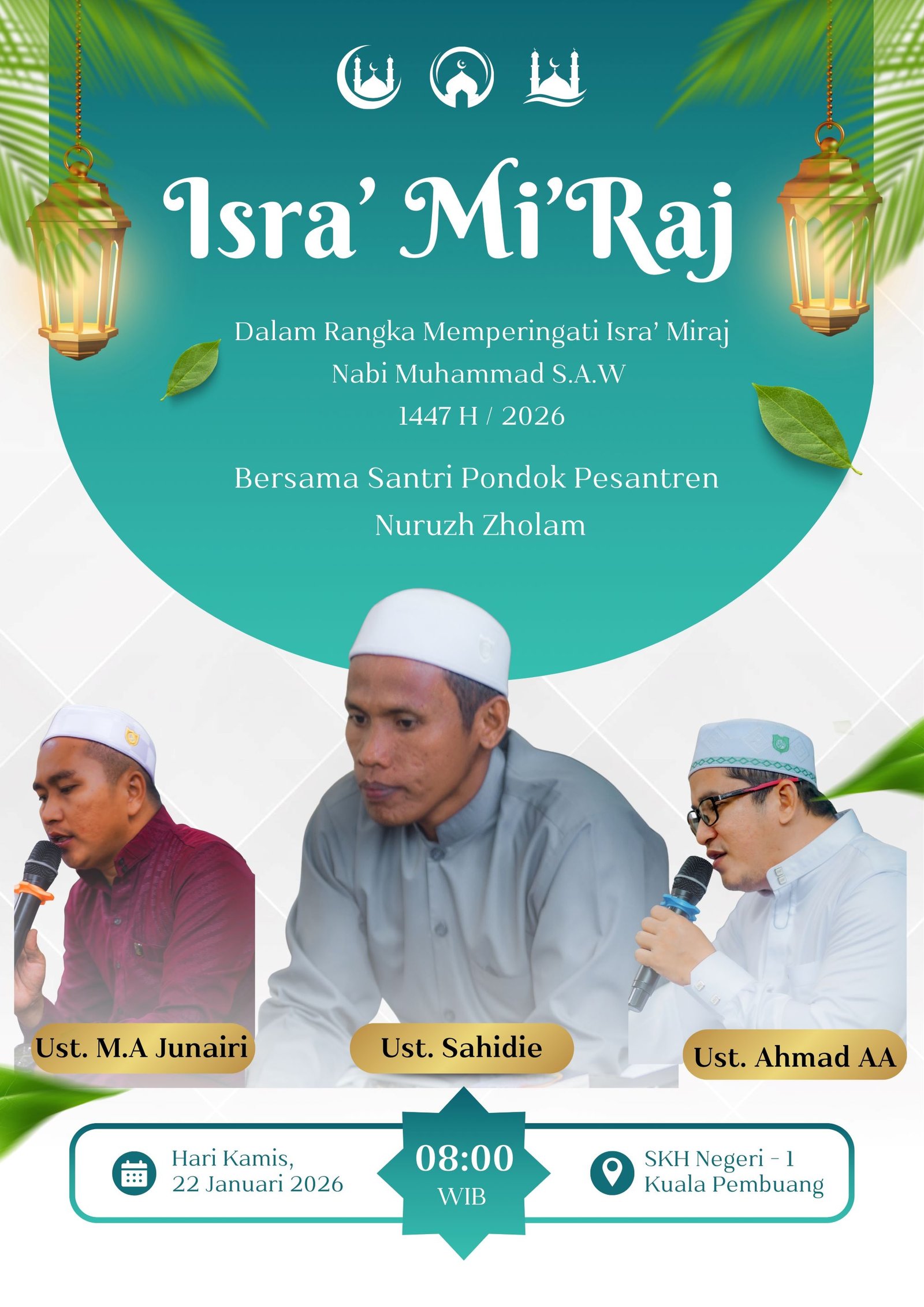 SKHN 1 Kuala Pembuang Gelar Peringatan Isra' Mi'Raj di SKH Negeri 1 Kuala Pembuang 1447H / 2026