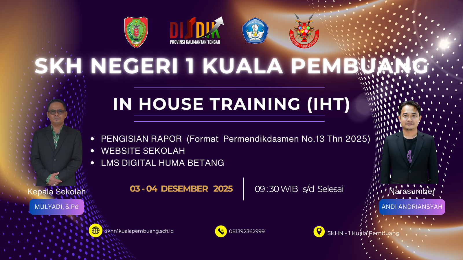 IHT SKH NEGERI 1 KUALA PEMBUANG